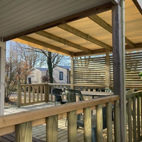 MOBILHOME 4 personnes - O'Hara CONFORT- 2 chambres - 24,5 m2 (+ Terrasse semi couverte de 18 m2) 4 personnes