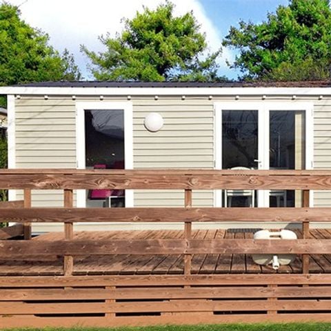 MOBILE HOME 6 people - Mobile-home | Comfort XL | 3 Bedrooms | 6 Pers. | Uncovered raised terrace | TV