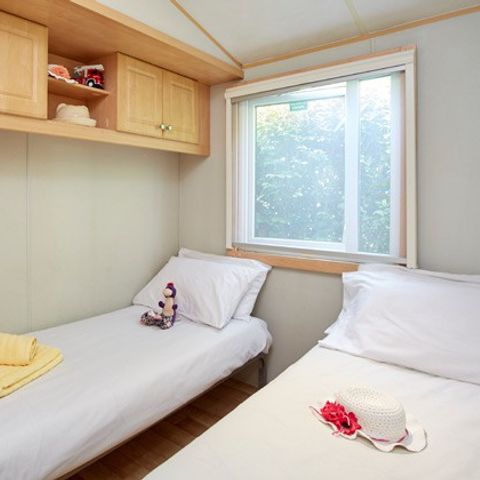 STACARAVAN 6 personen - Mobile-home | Comfort XL | 3 slaapkamers | 6 pers. | Overdekt verhoogd terras | TV