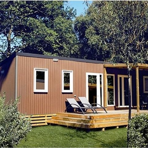 Stacaravan 4 personen - Mobile-home | Ultimate | 2 slaapkamers | 4 pers | Single terras | 2 badkamers | Airconditioning | TV