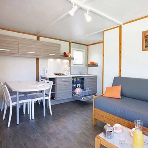 CHALET 5 personas - Chalet | Clásico | 2 Dormitorios | 4/5 Pers | Terraza individual | 1 baño | Aire acondicionado | TV