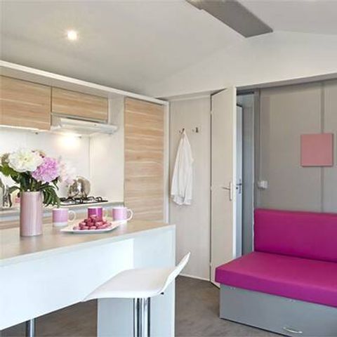 MOBILE HOME 4 people - Mobil-home | Ultimate | 2 Bedrooms | 4 Pers | Terrace Lounge | Jacuzzi | 2 bathrooms | Air conditioning | TV