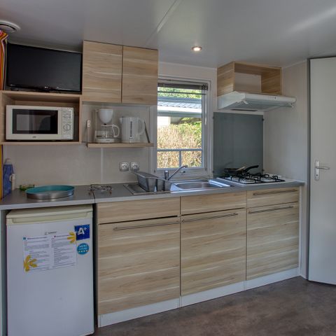 Mobilheim 4 Personen - O'hara Holz Komfort 27 m² (2Sch.-4Pers.)