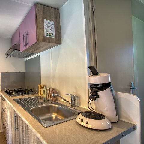 Stacaravan 6 personen - Rivièra 3 Confort 35 m² (3 slaapkamers -6 personen)