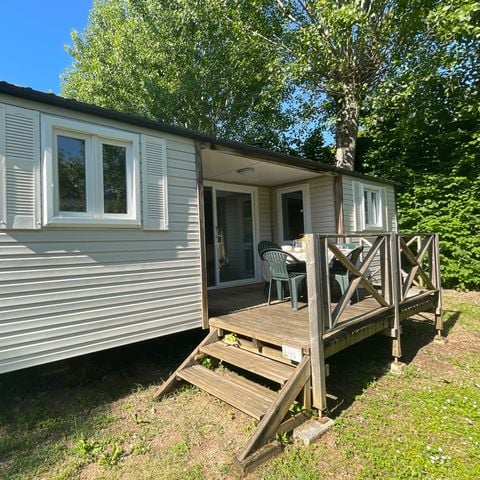 Mobilheim 4 Personen - Hergo standard 31 m² (2 Betten - 4 Personen) 2 Bäder + 2 Toiletten