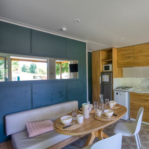 Mobilheim 4 Personen - Living Premium 28m² (2 Zimmer 4 Pers.)