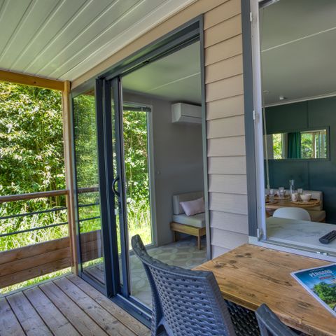 Mobilheim 4 Personen - Living Premium 28m² (2 Zimmer 4 Pers.)