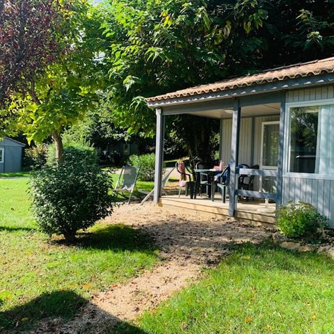 Chalet 5 Personen - Komfort 34-38m² (2 Zimmer ) darunter Terrasse 7m²