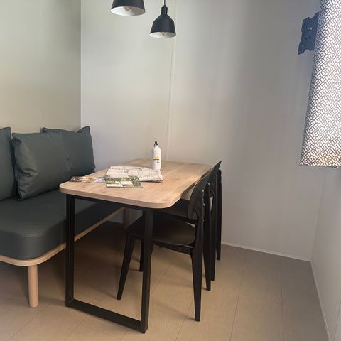 Mobilheim 2 personen - Mobilheim Confort Cahita 17,8m² (1Schlafzimmer) + überdachte Terrasse 13,5m²