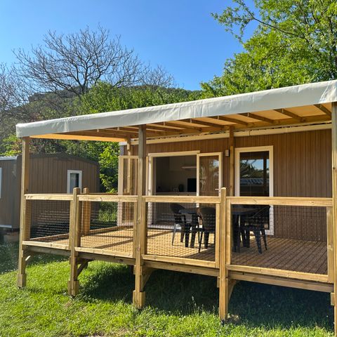 Mobilheim 4 personen - Mobilheim Confort Riviera 29m² (2 Zimmer) + überdachte Terrasse 18m²