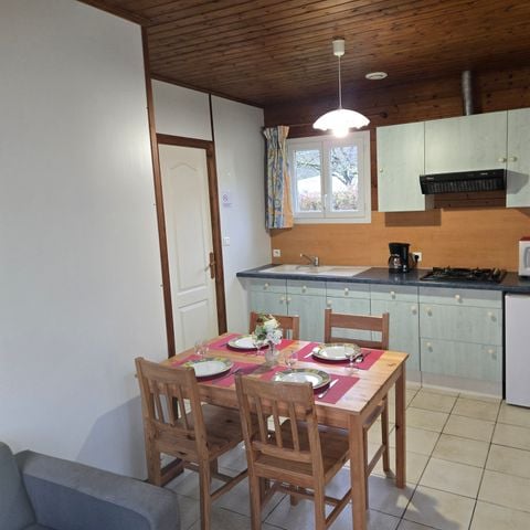 Chalet 5 personen - Chalet Eden - (2 volwassenen, 2 kinderen, 1 baby: ruimte voor babybedje)