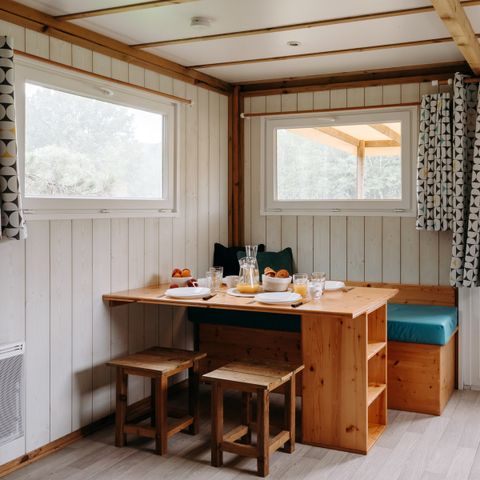 CHALET 4 persone - Cabina Périgourdine con 2 camere da letto