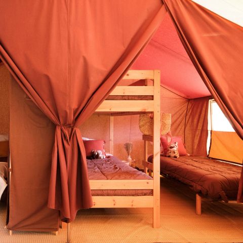 BUNGALOW DE LONA 4 personas - Tente Lodge Insolite 2 dormitorios