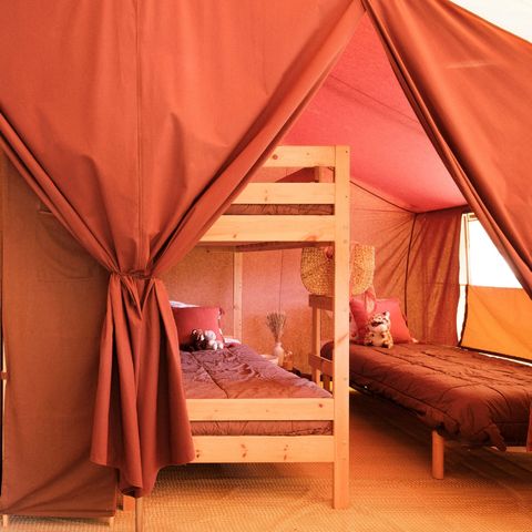 BUNGALOW DE LONA 4 personas - Tente Lodge Insolite 2 dormitorios