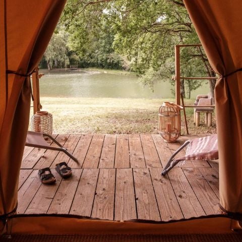 Glampingtent 4 personen - Tente Lodge Insolite 2 slaapkamers