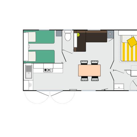 CASA MOBILE 4 persone - Casa mobile Riviera Suite