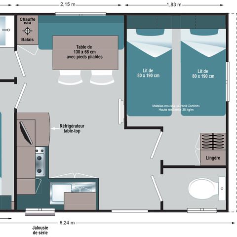 CASA MOBILE 4 persone - Casa mobile Super Vénus