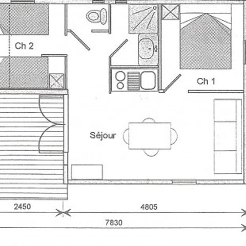 CHALET 5 personas - CHALET