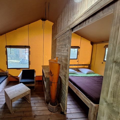 TENDA IN TELA E LEGNO 6 persone - Lodge SAFARI 6 pers