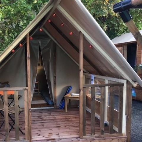 TENDA IN TELA E LEGNO 1 persona - Tenda ciclostilata