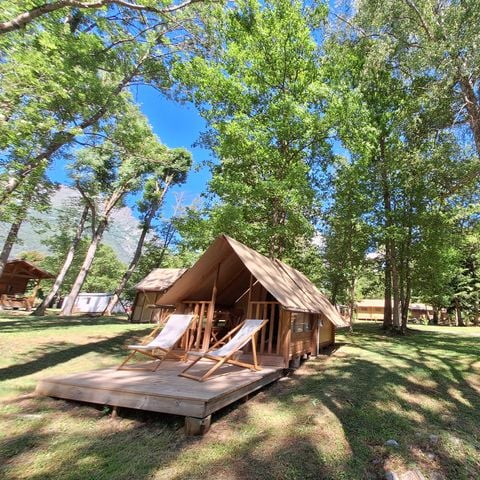 Canvas and wooden tent 1 person - Cyclo-Tent