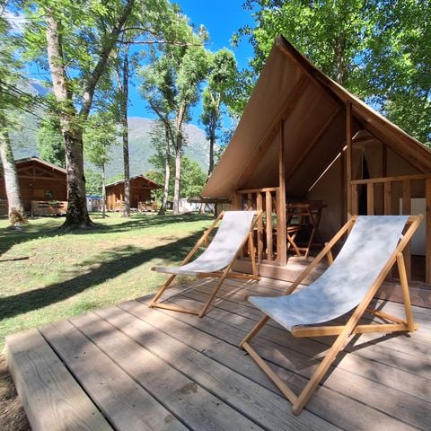 CANVAS AND WOOD TENT 1 person - Cyclo-Tent