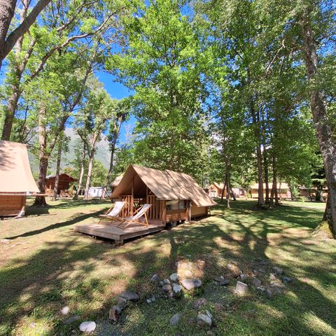 CANVAS AND WOOD TENT 1 person - Cyclo-Tent