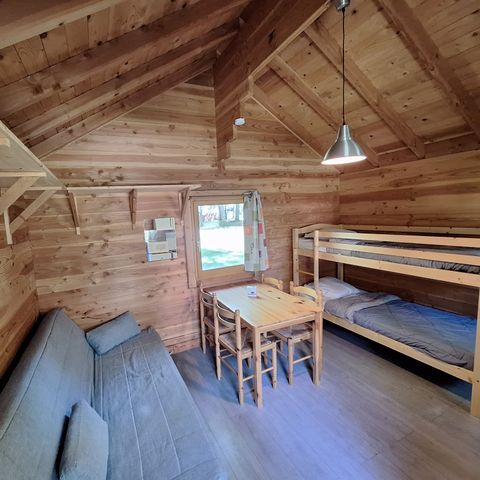 CHALET 2 persone - Chalet senza servizi igienici per 4 persone