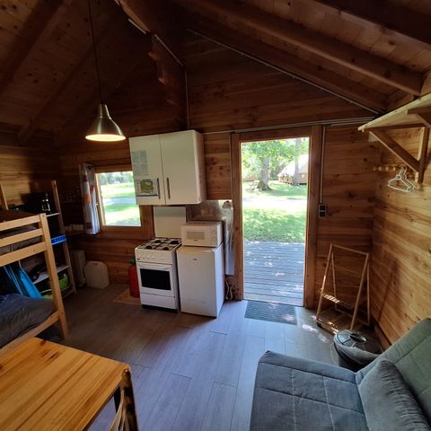 Chalet 2 personen - Chalet zonder sanitair voor 4 personen