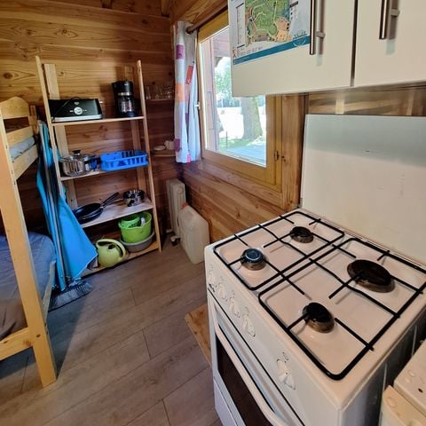 Chalet 2 personen - Chalet zonder sanitair voor 4 personen