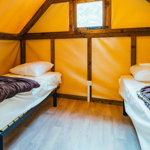 Canvas and wooden tent 4 persons - Poly'tente 4 pers