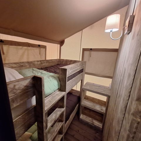 TENDA IN TELA E LEGNO 4 persone - Lodge Woody PMR (accesso disabili) 4 pers.