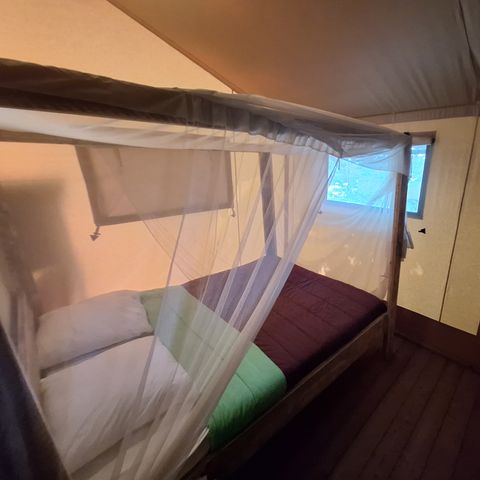 TENDA IN TELA E LEGNO 4 persone - Lodge Woody PMR (accesso disabili) 4 pers.