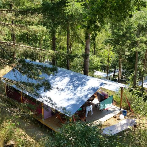 Tent 5 persons - Standard Freeflower - Without sanitary facilities