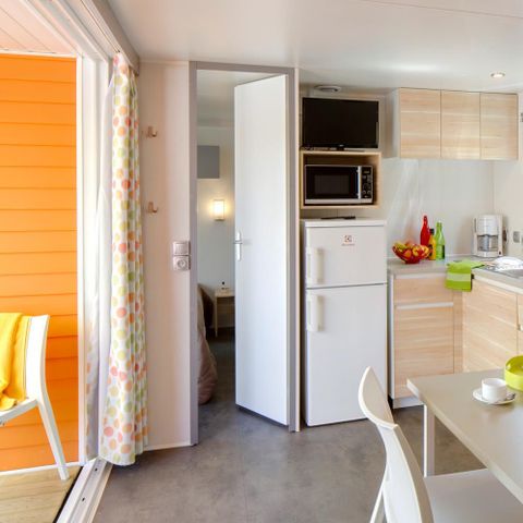 Mobilheim 4 Personen - Mobilheim MARONNE Premium 34 m² (2 Schlafzimmer, 4 Personen) 2 Badezimmer, 2–4 Personen