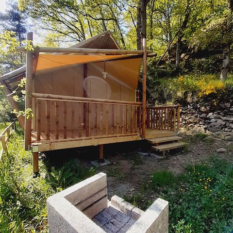 Tent 4 personen - Standaard Lodge Jungle - Geen sanitaire voorzieningen