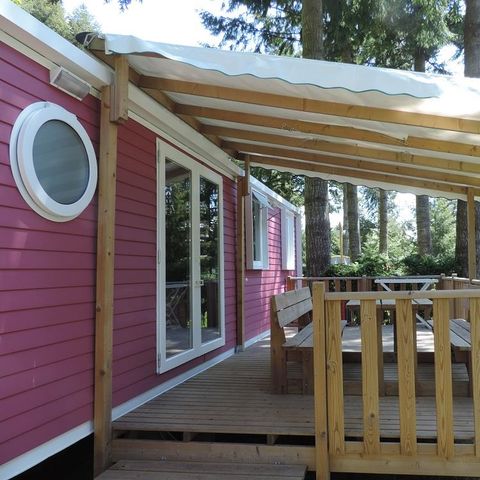 MOBILE HOME 6 people - ALLANCHE Premium Mobile Home, 35m² (3 bedrooms, sleeps 6), sleeps 2–6