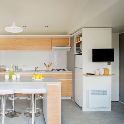 Stacaravan 6 personen - Stacaravan ALLANCHE Premium 35 m² (3 slaapkamers, 6 personen) 2/6 personen