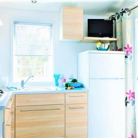 Stacaravan 6 personen - Stacaravan L'ANDER Confort 35 m² (3 slaapkamers, 6 personen) - Huisdieren toegestaan (2-6 personen)