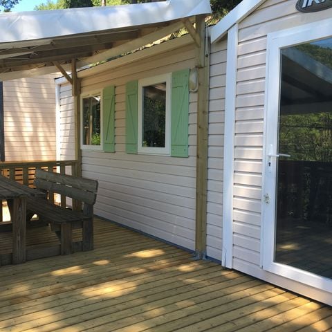 Stacaravan 6 personen - Standaard stacaravan SANTOIRE 30 m² (3 slaapkamers, 6 personen) 2/6 personen