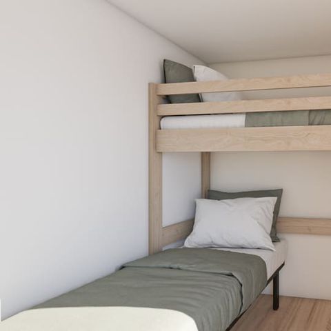 Mobilheim 4 personen - Mobil Home PMR Premium 35m² - Klimatisiert (2 Schlafräume 4Pers)