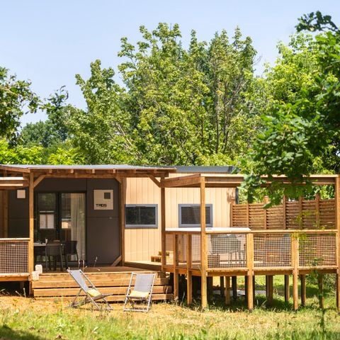MOBILHOME 6 personnes - EXCLUSIF 3 chambres  Jacuzzi avec suite parentale