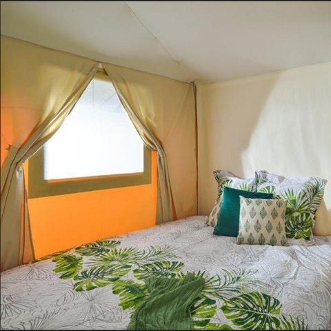 TENTE 4 personnes - TENTE LODGE JUNGLE (2023) 25 M² SANS SANITAIRE 4 PERS