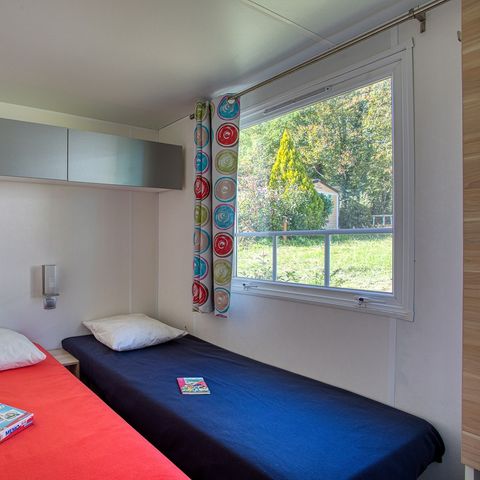 Mobilheim 4 Personen - MOBILHEIM OHARA, ATEMBERAUBENDE AUSSICHT AUF DEN POOL UND DAS TAL
