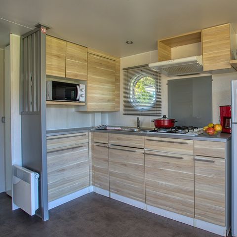 MOBILHOME 4 personas - CASA MÓVIL OHARA, VISTA ININTERRUMPIDA DE LA PISCINA Y EL VALLE