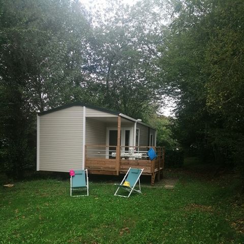 MOBILHOME 4 personas - CABAÑA, 2 DORMITORIOS, TV, LAVAVAJILLAS (NUEVO 2024)