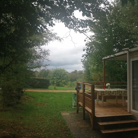 Mobilheim 4 Personen - LODGE, 2 ZIMMER, FERNSEHER, GESCHIRRSPÜLMASCHINE (NEU 2024)