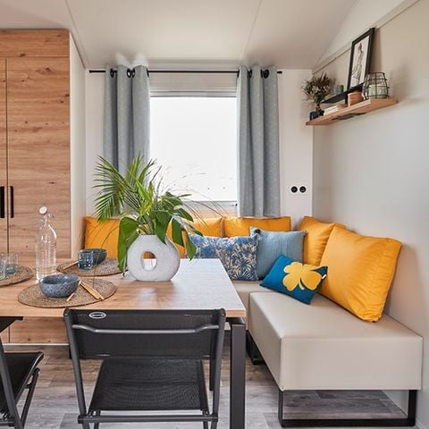 MOBILHOME 5 personnes - NOUVEAUTE 2023 : VENEZIA + CLIM, LAVE-VAISSELLE. 200M LA PARCELLE