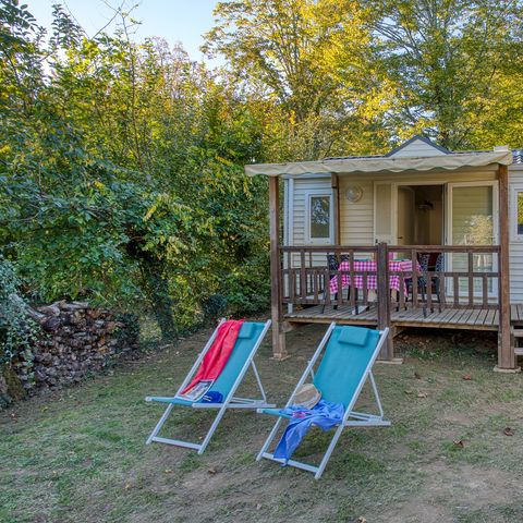 Mobilheim 4 personen - LOUISIANE 2 Zimmer (TV, Geschirrspüler)
