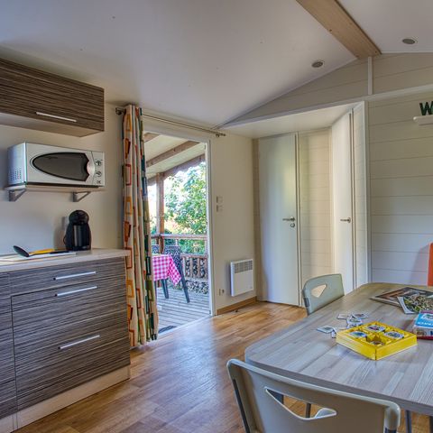 Mobilheim 4 personen - LOUISIANE 2 Zimmer (TV, Geschirrspüler)